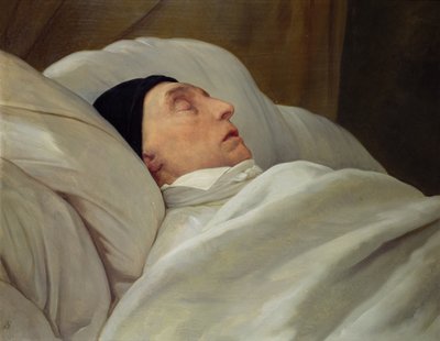 Marie Joseph Marquis de La Fayette, on his Deathbed by Ary Scheffer